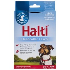 Недоуздок для собак COA "HALTI Headcollar", Size 1, черный, 31-40см (Великобритания)