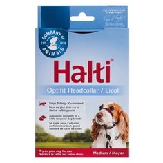 Недоуздок для собак COA "HALTI Optifit Headcollar", черный, 42-54см (Великобритания)