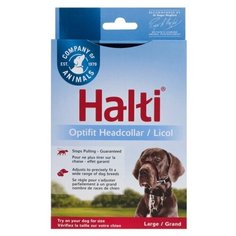 Недоуздок для собак COA "HALTI Optifit Headcollar", черный, 48-64см (Великобритания)
