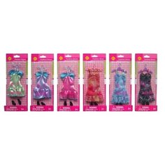 Кукла Defa. Вечерний наряд для куклы, набор, 22,5 см, 6 видов