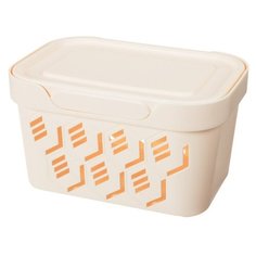 Econova Ящик с крышкой универсальный Deluxe 18.9 х 13.2 х 11 см бежевый