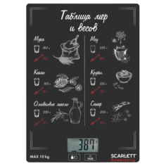 Кухонные весы Scarlett SC-KS57P94 черный