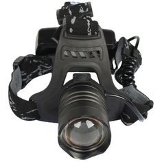 Фонарь налобный светодиодный АКБ USB 804 P90 Police