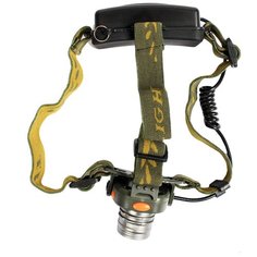 Фонарь налобный светодиодный АКБ сенсор 6616 Police