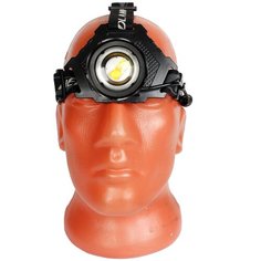 Фонарь налобный светодиодный АКБ USB T70 2 цвета Police