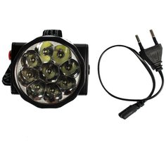 Фонарь налобный светодиодный АКБ с зарядкой от 220в 588-9С Police