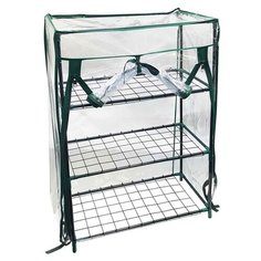 Парник GARDEN SHOW на подоконник Маргарита 3 полки 46х24х80 см 466399