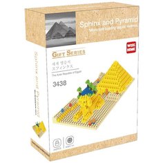 Конструктор Wisehawk Gift Series 3438 Сфинкс и пирамида Египта