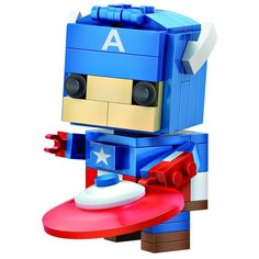 Конструктор LOZ BrickHeadz 1401 Капитан Америка
