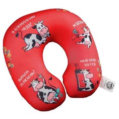 Подушка для шеи mni mnu Новогодние планы, разноцветный