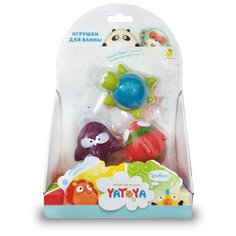 Игрушка для ванной "Морские животные", 3 штуки (акула, рыбка, черепашка) ЯиГрушка