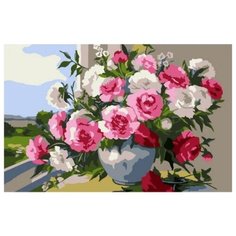 Картина по номерам Paintboy Original CX 4179 Букет на окне 20*30