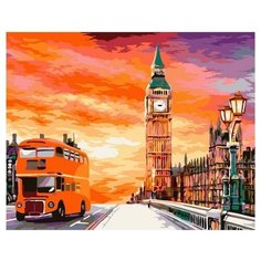Картина по номерам Paintboy GX 39203 Путешествие в Лондон , холст на подрамнике 40х50см