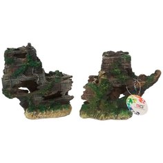 Декорация Корабль U-330 (KW) для аквариума 42 х 14 х 21 см (1 шт)