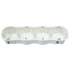 Коробка распаечная (монтажная) КМ-224 исп.1 BYLECTRICA (Для гипсокартона.Комплектуется саморезами. 288х76х45,5 мм) (К-224 исп.1)