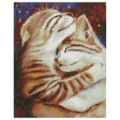 Алмазная мозаика Paintboy Original APK 59010 Мурчу тобою/ Два кота (Логинова Аннет) 40х50 см.