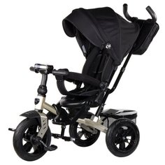 Трехколесный велосипед CITY-RIDE CR-B3-10 Lunar, черный/бежевый