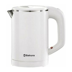 Чайник электр SA-2158W (0.6) белый. Sakura