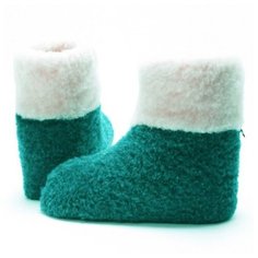 Тапочки высокие ALWERO лазурь/белый 35-36