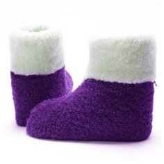 Тапочки высокие ALWERO фиолетовый/белый 39-40