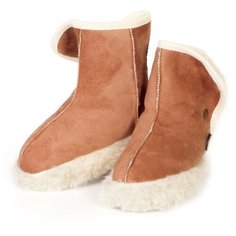 Тапочки высокие ALWERO коричневый светлый 45-46