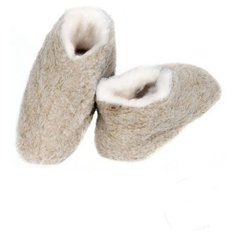 Тапочки высокие ALWERO песок 35-36