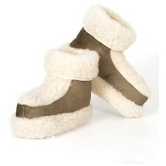 Тапочки высокие ALWERO оливковый 41-42