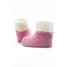 Тапочки высокие ALWERO розовый/белый 39-40