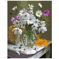 Картина по номерам 30х40 Космея (20 цветов) Molly