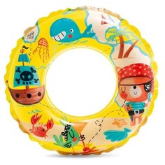 Надувной круг 61см "Пираты" Intex