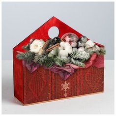 Ящик конверт Дарите Счастье "Вязка", 20,5*18*6 см