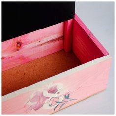 Кашпо Дарите Счастье с грифельной табличкой, "Весенний день", 24,5*14,5*20 см