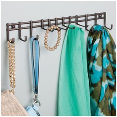 Вешалка настенная AXIS с крючками 36см металлическая 36см Inter Design