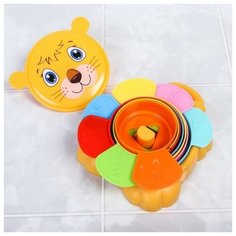 Игрушка для купания «Пирамидка Львенок»
