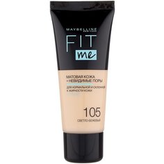 Maybelline New York Тональный крем Fit Me, 30 мл, оттенок: 105 Светло-Бежевый