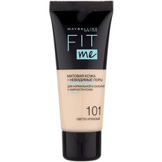 Maybelline New York Тональный крем Fit Me, 30 мл, оттенок: 101 светло-кремовый