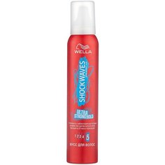 Wella Shockwaves мусс Ultra strong hold, 200 мл