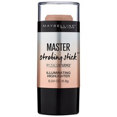 Maybelline New York By Face Studio Хайлайтер-стик Master Strobing Stick 200, бежевый шампань