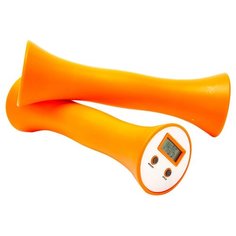 Набор гантелей цельнолитых BRADEX Изи фитнес SF 0150 2x0.65 кг оранжевый