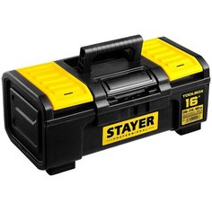Ящик с органайзером STAYER Professional 38167-16 39x21x16 см 16 черный/желтый