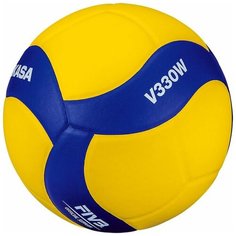Волейбольный мяч Mikasa V330W желто-синий