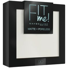 Maybelline New York Fit Me пудра компактная матирующая скрывающая поры 90 прозрачный