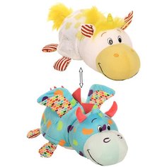 Мягкая игрушка 1 TOY Вывернушка Ням-Ням Единорог-Дракон с ароматом 35 см
