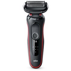 Электробритва Braun 50-R1000s/50-B1000s Series 5, красный/черный