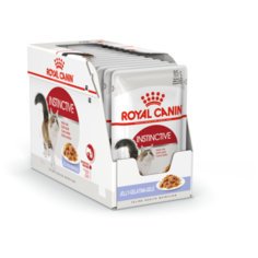 Влажный корм для кошек Royal Canin Instinctive, профилактика избыточного веса, профилактика МКБ 12 шт. х 85 г (кусочки в желе)
