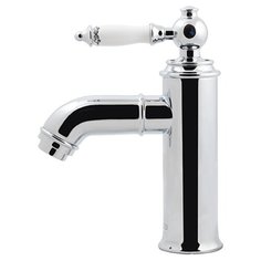 Смеситель для раковины (умывальника) CULTO WB01ANT однорычажный хром/белый