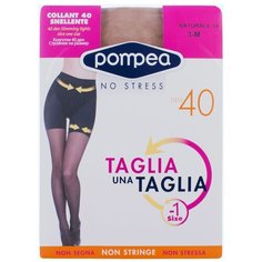 Женские колготки Pompea, TAGLIA 40 den, с моделирующими фигуру шортиками, размер 3, телесный
