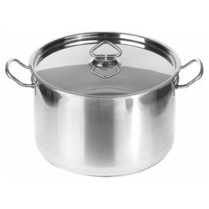 КАСТРЮЛЯ 5л нерж.тройное дно d=235 h=130, ИНДУКЦИЯ, LUXSTAHL