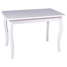 Стол обеденный раздвижной, СтолБери, Персей, эмаль белая