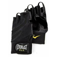 Перчатки для фитнеса FIT Weightlifting LXL черные/серые Everlast